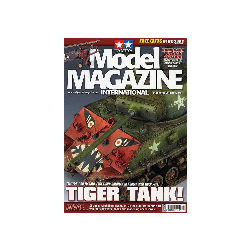 【新製品】タミヤモデルマガジン 274 TIGER TANK!