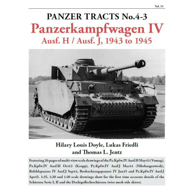 【新製品】PANZER TRACTS 4-3)IV号戦車H型/J型 1943-1945