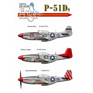 【新製品】[2006323213903] EC32139)P-51D マスタング Thunderbird・Duchess Arlene・Flying Duchman