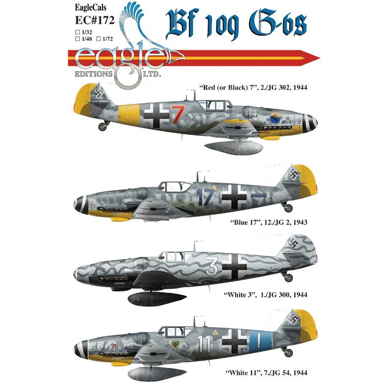 【新製品】EC32172)メッサーシュミット Bf109G-6s