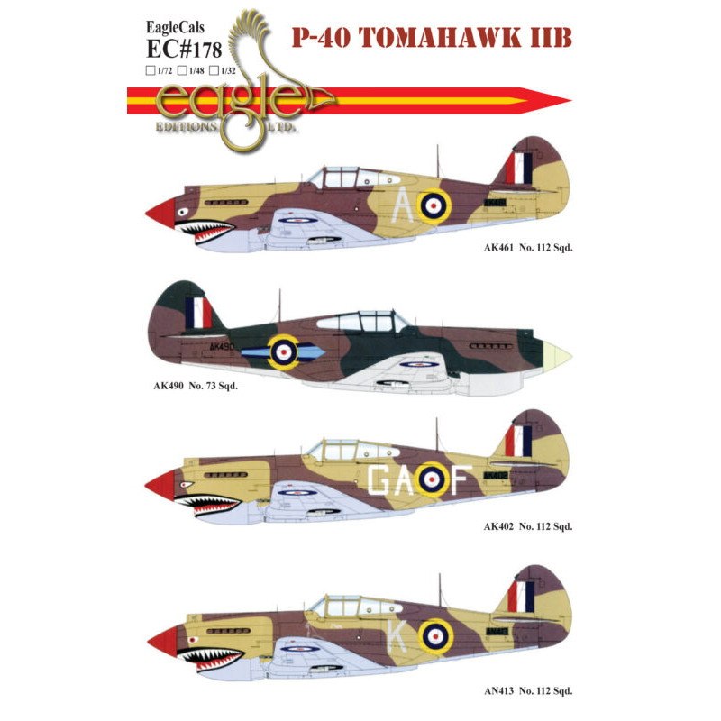 【新製品】EC48178 P-40 TOMAHAWK IIB