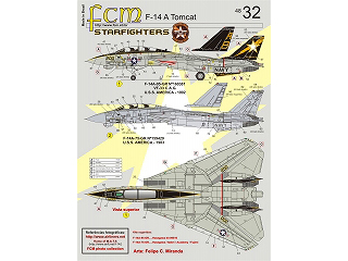 【再入荷】48032)F-14A トムキャット スターファイターズ