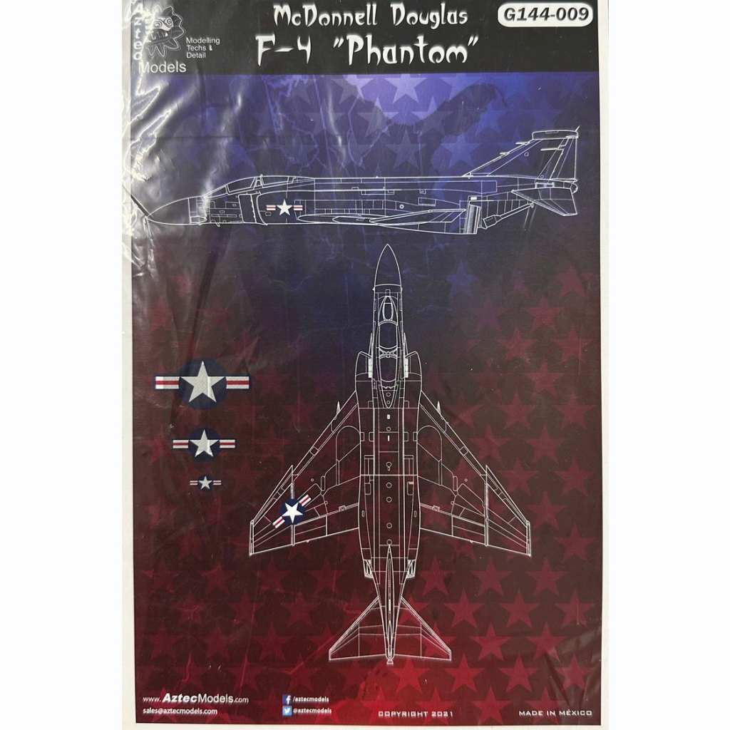 【新製品】AZG144-009 McDonnell F-4 Phantom USAF national insignia