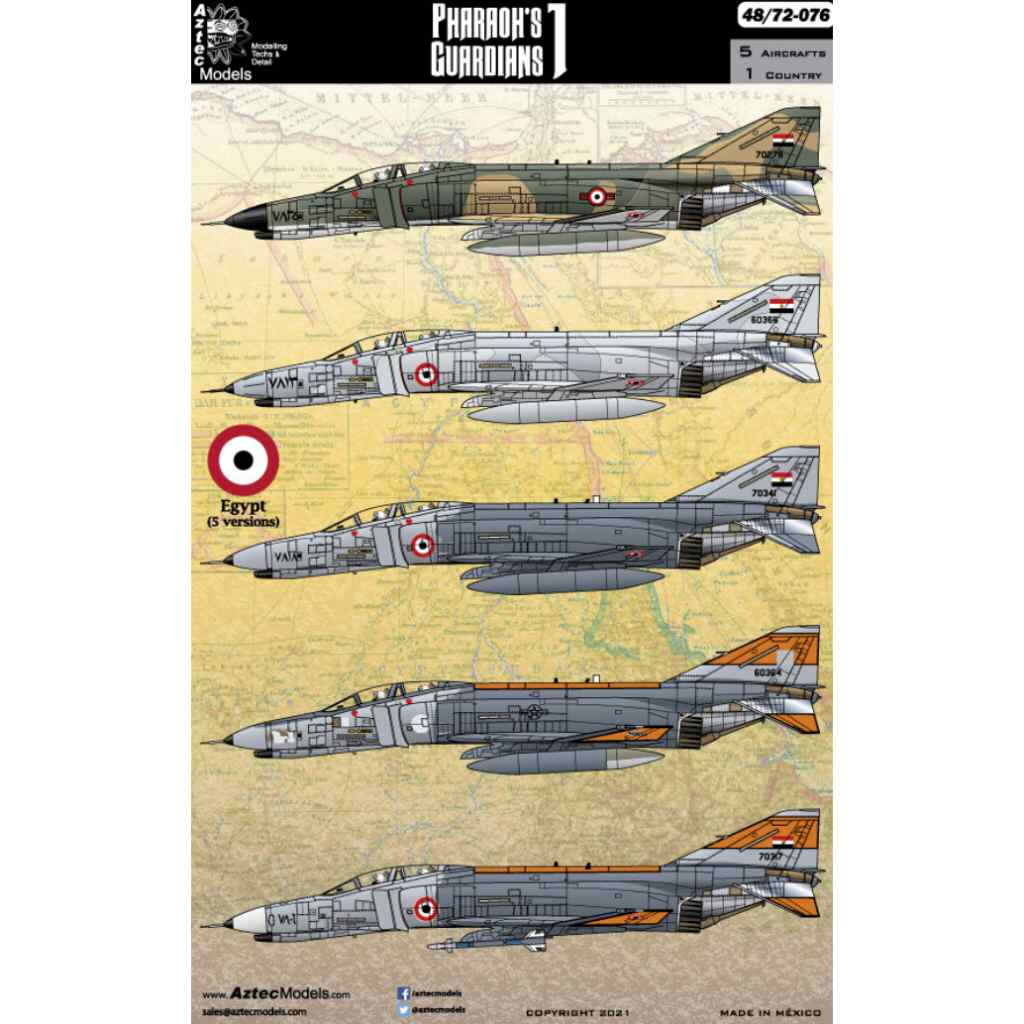 【新製品】AZD32076 Pharaoh's Guardians 1 McDonnell F-4E Phantom II from Egypt