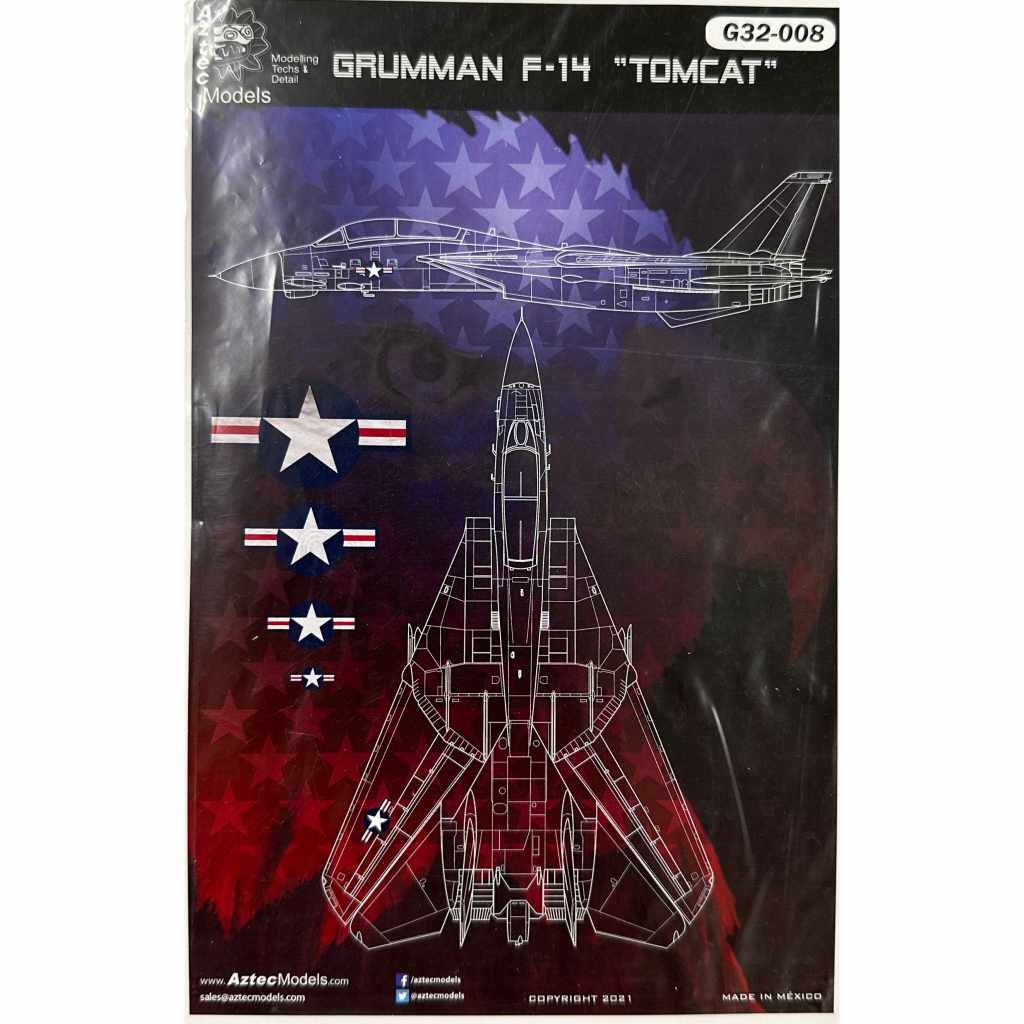 【新製品】AZG32-008 Grumman F-14 Tomcat USAF national insignia