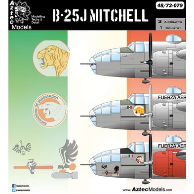 【新製品】AZD48079 North-American B-25J Mitchell of the Mexican Air Force