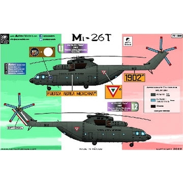 【新製品】AZD72077 Mil Mi-26T Mexican Air Force
