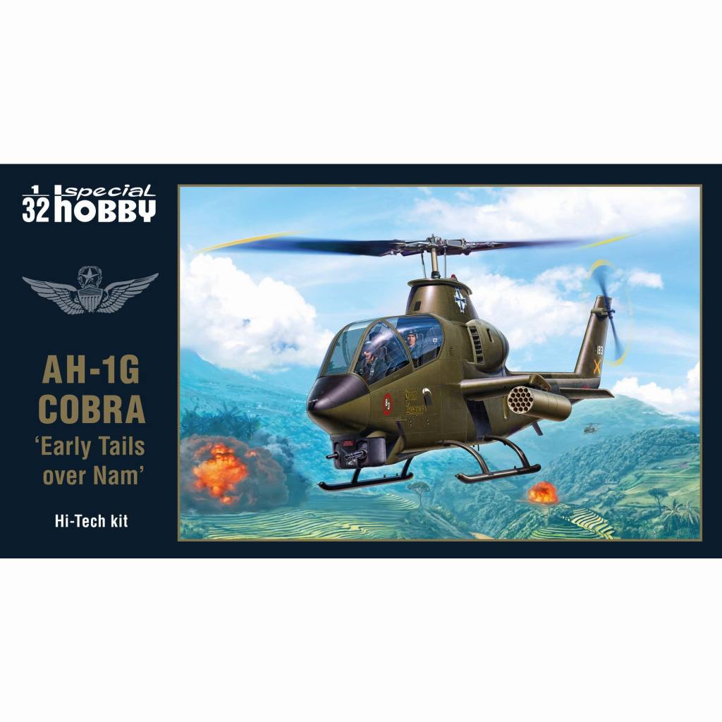 【新製品】32082 1/32 ベル AH-1G コブラ 初期型 ｢ベトナム戦争｣ ハイテックキット