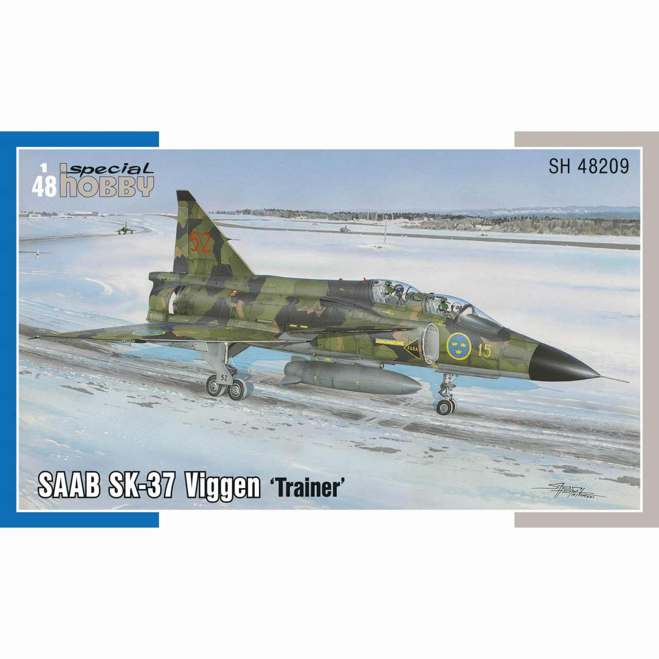 【新製品】48209 1/48 サーブ SK-37 ビゲン 複座練習機