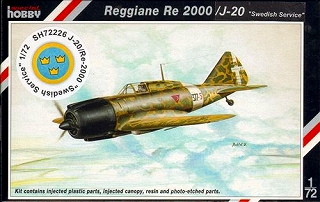 【新製品】[2006557222603] 72226)レジアーネ J-20/Re2000 スウェーデン空軍