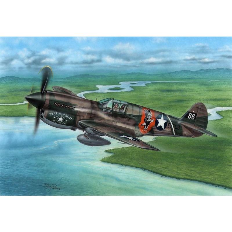 【新製品】72338 カーチス P-40E ウォーホーク 爪と牙