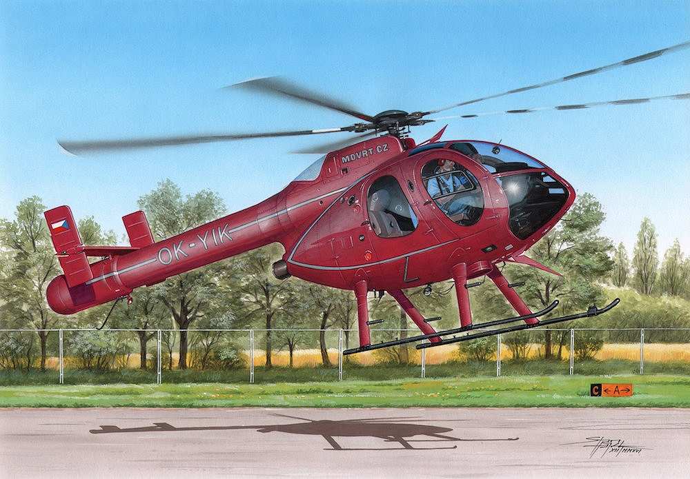 【新製品】72348)米 MDヘリコプターズ MD520N