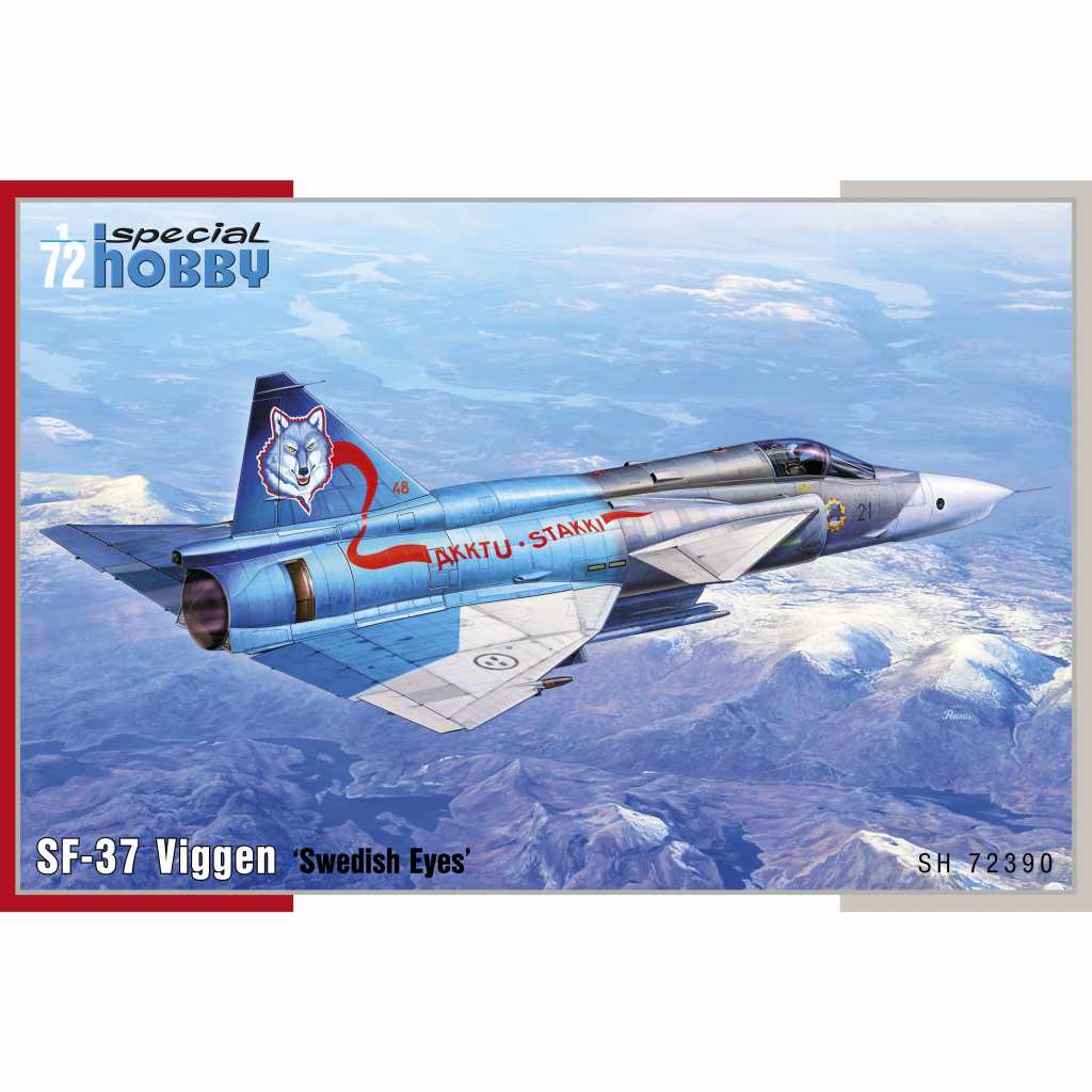 【新製品】72390 サーブ SF-37 ビゲン 偵察機