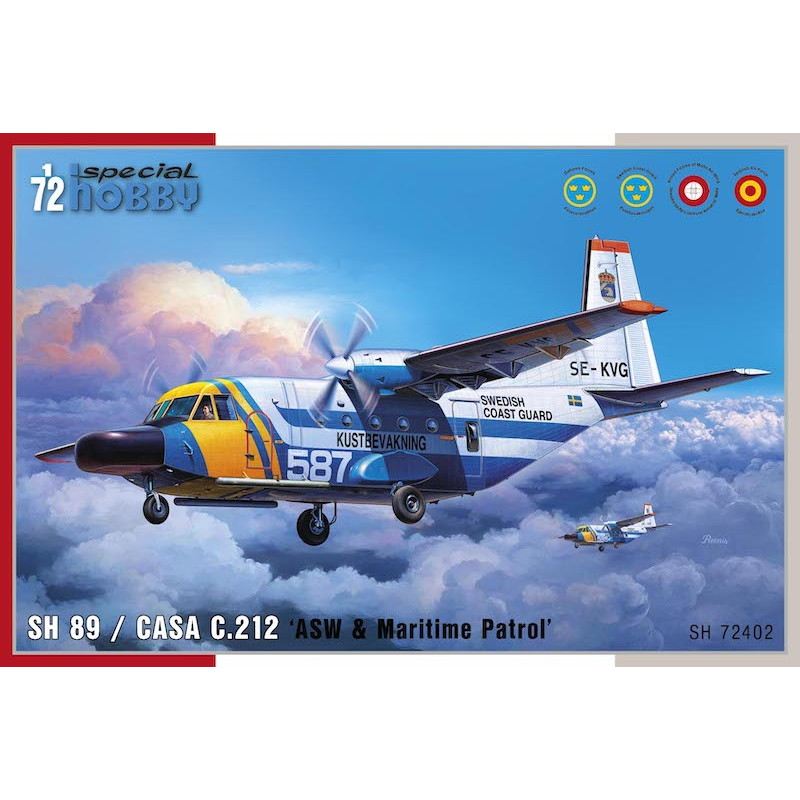 【新製品】72402 SH 89/CASA C.212 「対潜戦・海上哨戒機」