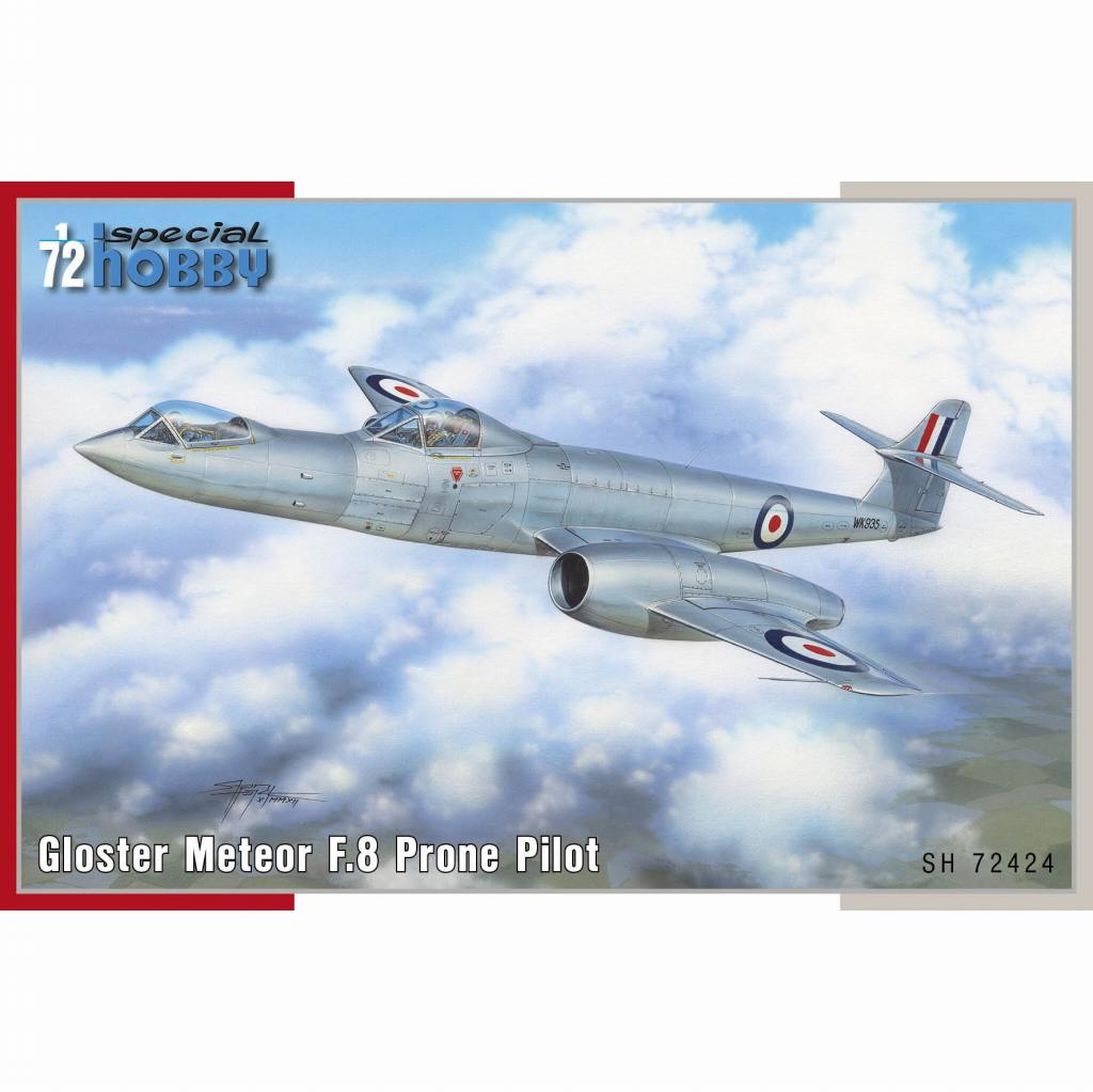 【新製品】72424 1/72 グロスター ミーティア F.8 プローンパイロット