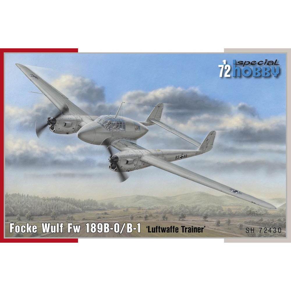 【新製品】72430 フォッケウルフ Fw189B-0/B-1 ウーフー 練習機型