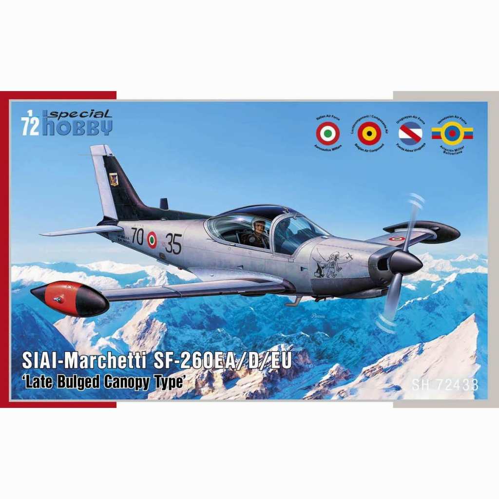 【新製品】72433 SIAI-マルケッティ SF-260EA/D/EU｢後期セミバブルキャノピー型｣