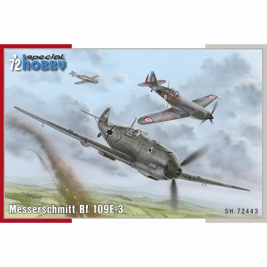 【新製品】72443 メッサーシュミット Bf109E-3