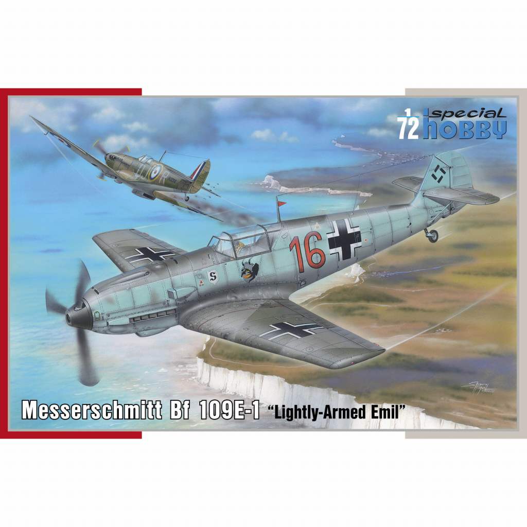 【新製品】72454 1/72 メッサーシュミット Bf109E-1 ｢軽武装エミール｣