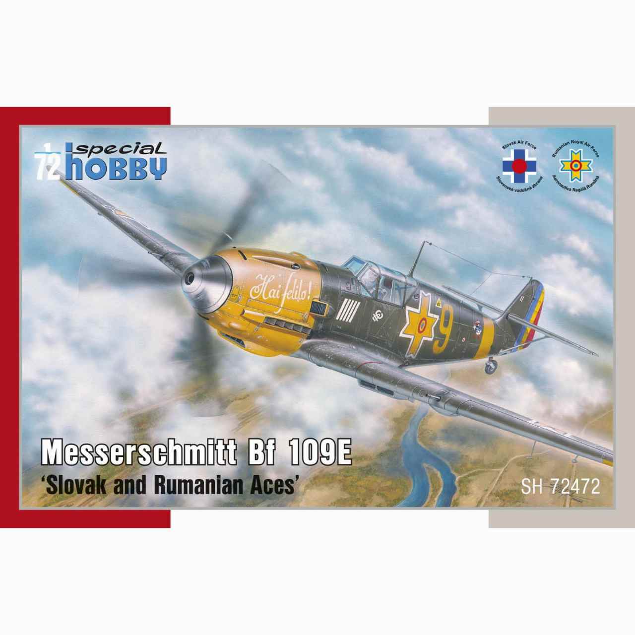 【新製品】72472 1/72 Bf109E「スロバキア・ルーマニアエースパイロット」