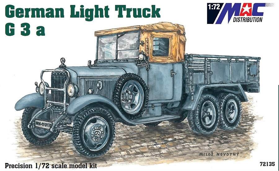 【新製品】72135)WWII ドイツ メルセデスベンツ G3a 軽トラック