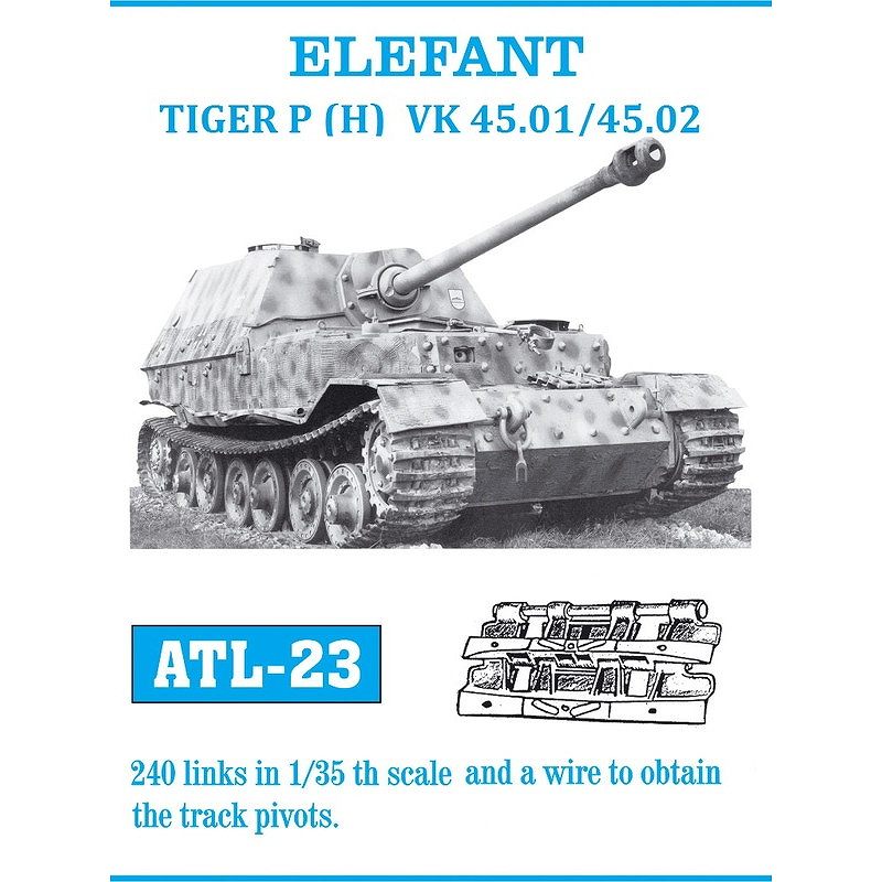 【再入荷】ATL-23 エレファント/フェルディナンド/VK45.01/45.02