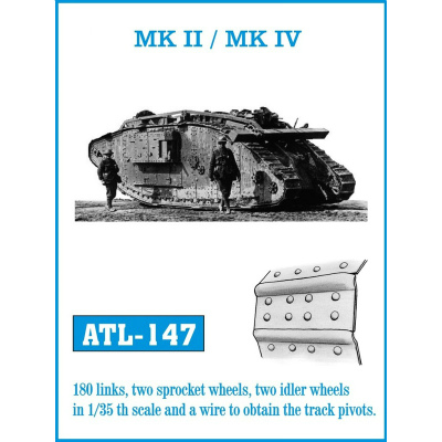 【新製品】[2007013514706] ATL-147)イギリス マークII/IV/V戦車