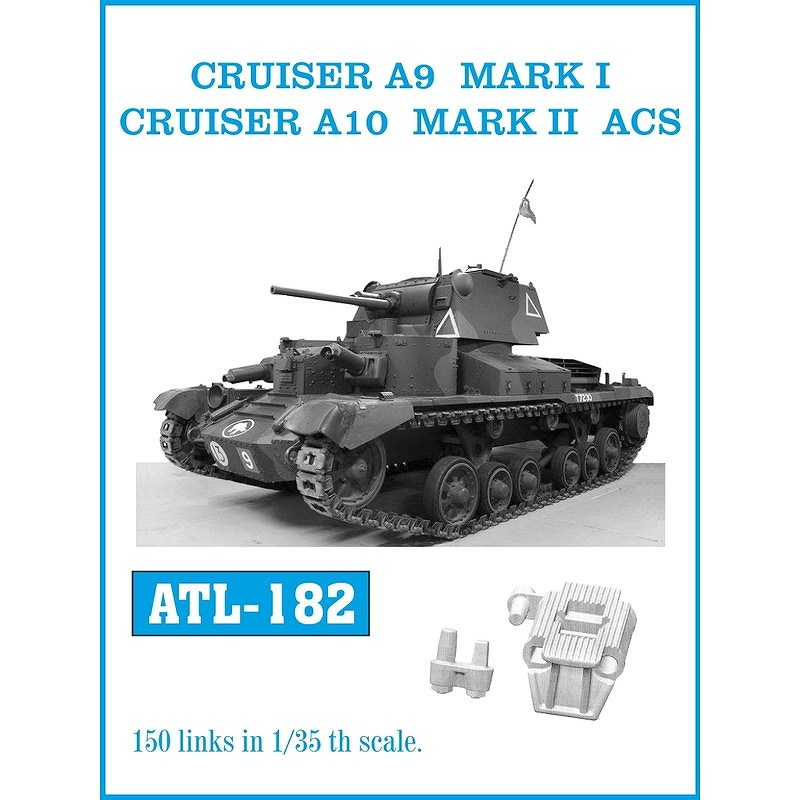 【新製品】ATL-182 WWII 英 A9巡航戦車 MkI/A10 巡航戦車 MkII ACS