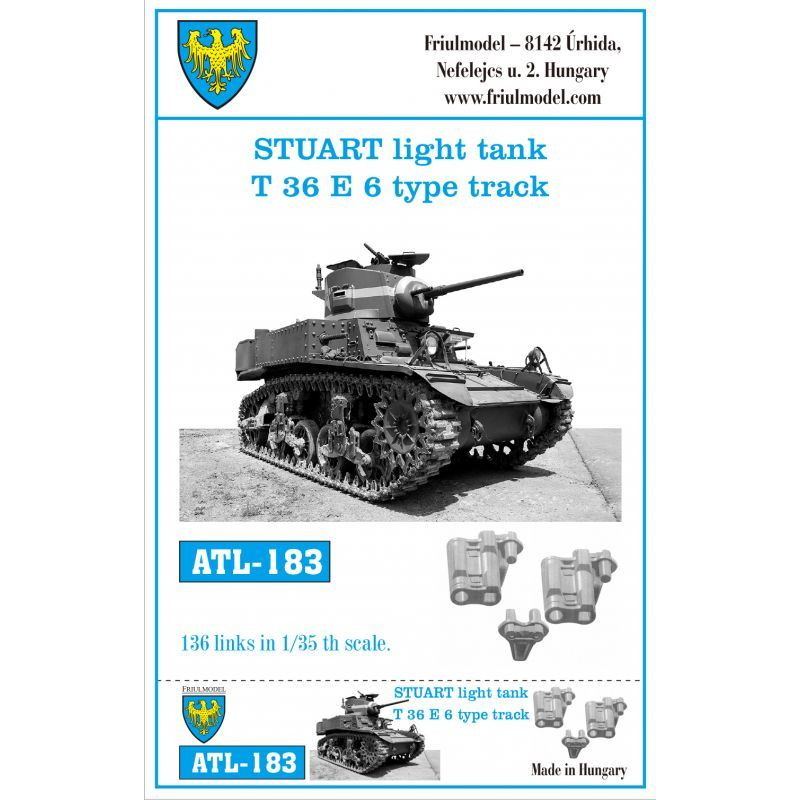 【新製品】ATL-183 M3 スチュアート軽戦車 T36E6型トラック