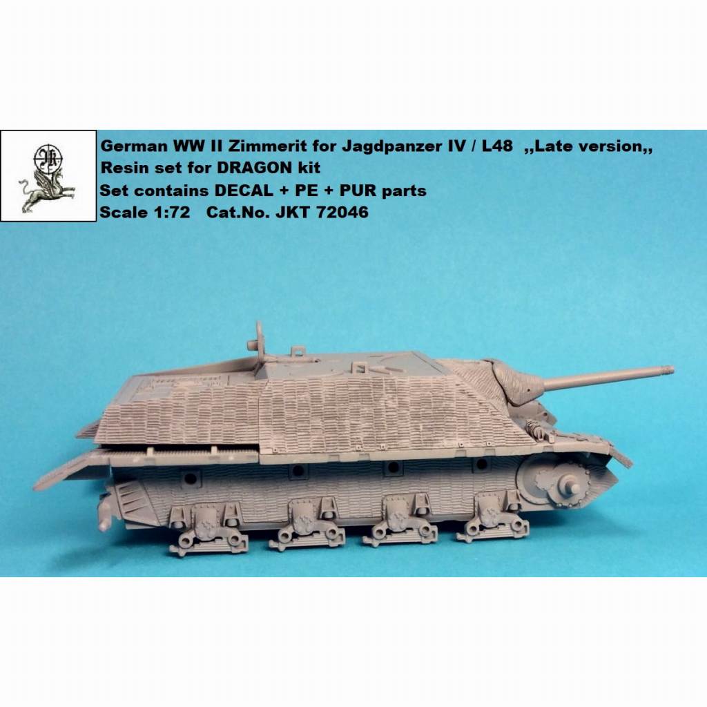 【新製品】JKT72046 IV号駆逐戦車 L/48 後期型用ツィメリットコーティング