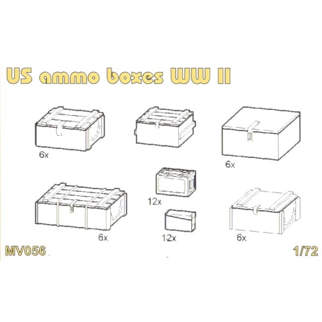 【新製品】MV056 WWII 米 弾薬箱セット