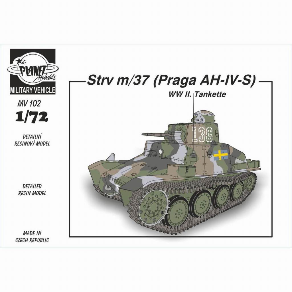 【再入荷】MV102 スウェーデン Strv m/37(プラガ AH-IV-S) 小型戦車