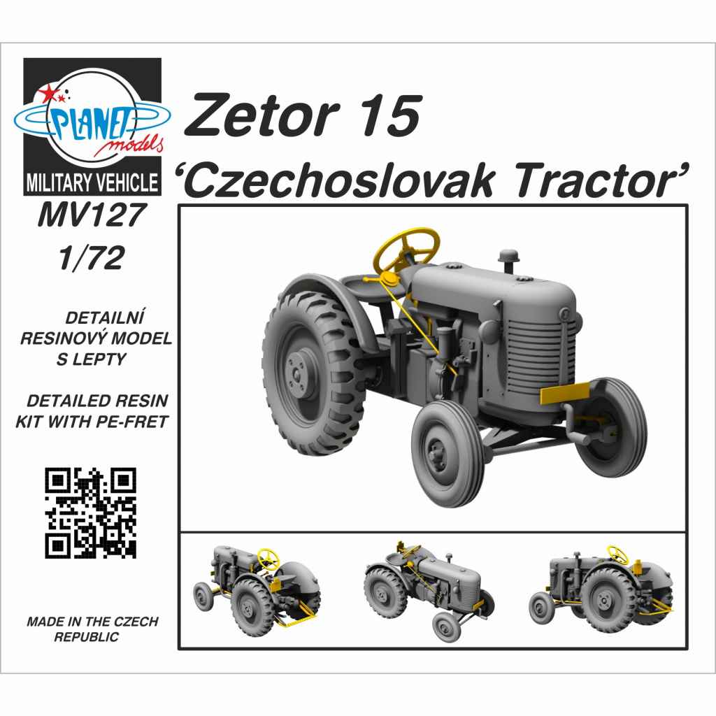 【新製品】MV127 1/72 チェコスロバキア ゼトル15 トラクター
