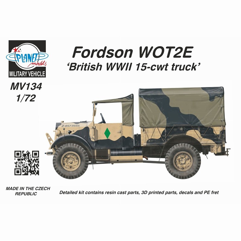 【新製品】MV134 1/72 フォードソン WOT2E イギリス WWII 15-cwt トラック