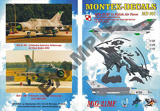 【新製品】[2007185100103] MD48001)MiG-21MF ポーランド空軍