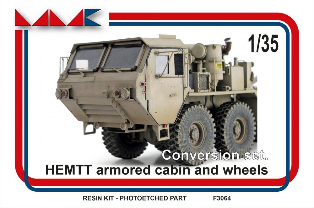 【新製品】F3064)HEMTT 装甲キャビン&タイヤセット