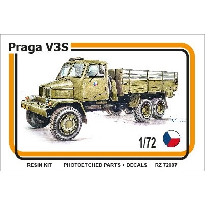 【新製品】72007 プラガ V3S 軍用6軸トラック