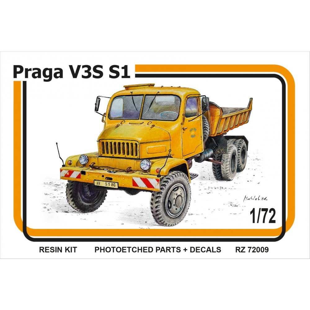 【新製品】72009 プラガ V3S S1 6軸トラック