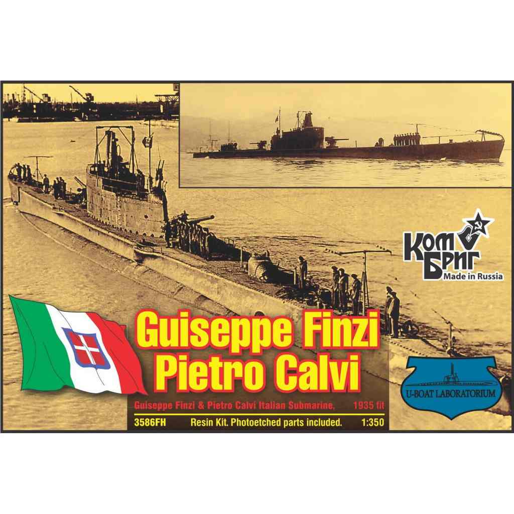【新製品】3586FH 伊海軍 潜水艦 ジュゼッペ・フィンチ/ピエトロ・カルヴィ Giuseppe Finzi/Pietro Calvi 1936