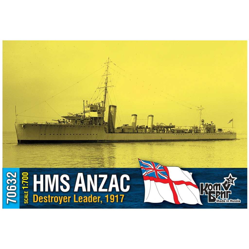 【新製品】70632 英国海軍 アンザック級嚮導駆逐艦 アンザック Anzac 1917