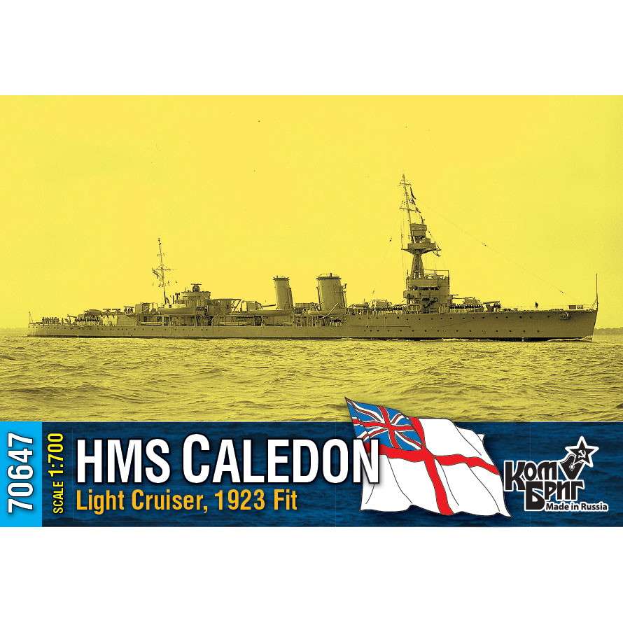 【新製品】70647 英国海軍 カレドン級軽巡洋艦 カレドン Caledon 1923