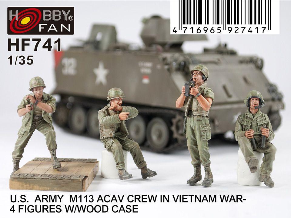 【新製品】HF741)M113ACAV装甲騎兵戦闘車クルー（ベトナム戦争）