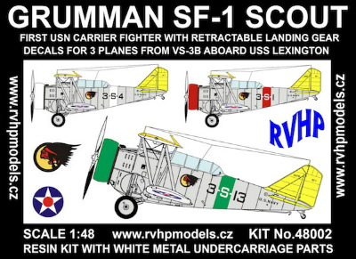 【新製品】48002)グラマン SF-1 SCOUT VS-3B USSレキシントン