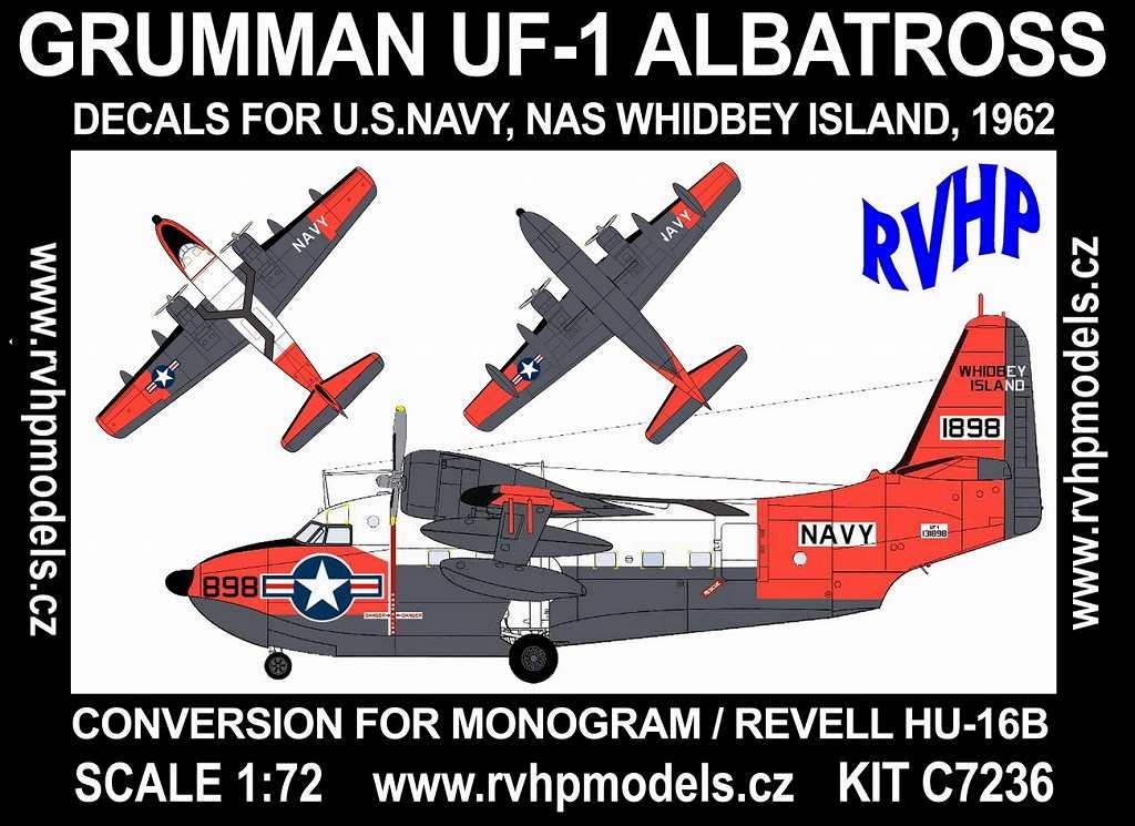 【新製品】C7236)グラマン UF-1 アルバトロス アメリカ海軍 コンバージョンセット