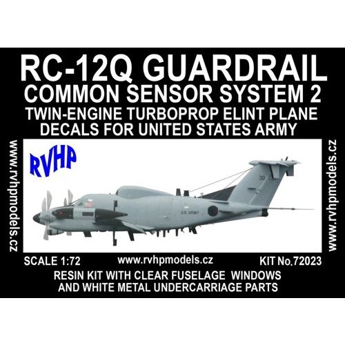 【新製品】72023 アメリカ陸軍 ビーチクラフト RC-12Q ガードレイル 通信情報収集機