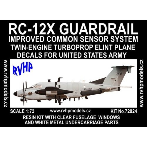 【新製品】72024 アメリカ陸軍 ビーチクラフト RC-12X ガードレイル 電子偵察機