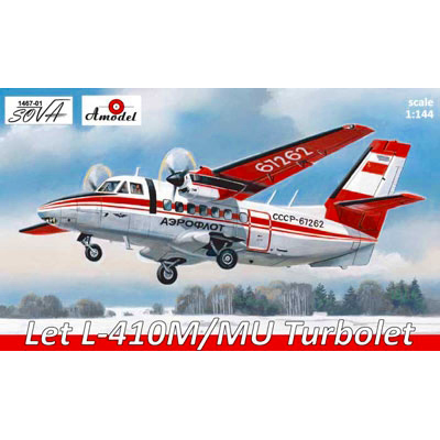 【新製品】[2008631446714] 1467-1)チェコ Let L-410M/MU 双発旅客機 アエロフロート