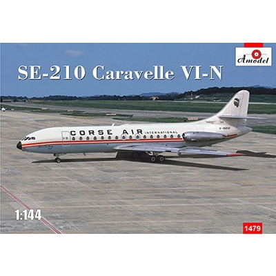 【新製品】1479 SE-210 シュド・カラベルIV-N ジェット旅客機 コルシカ航空