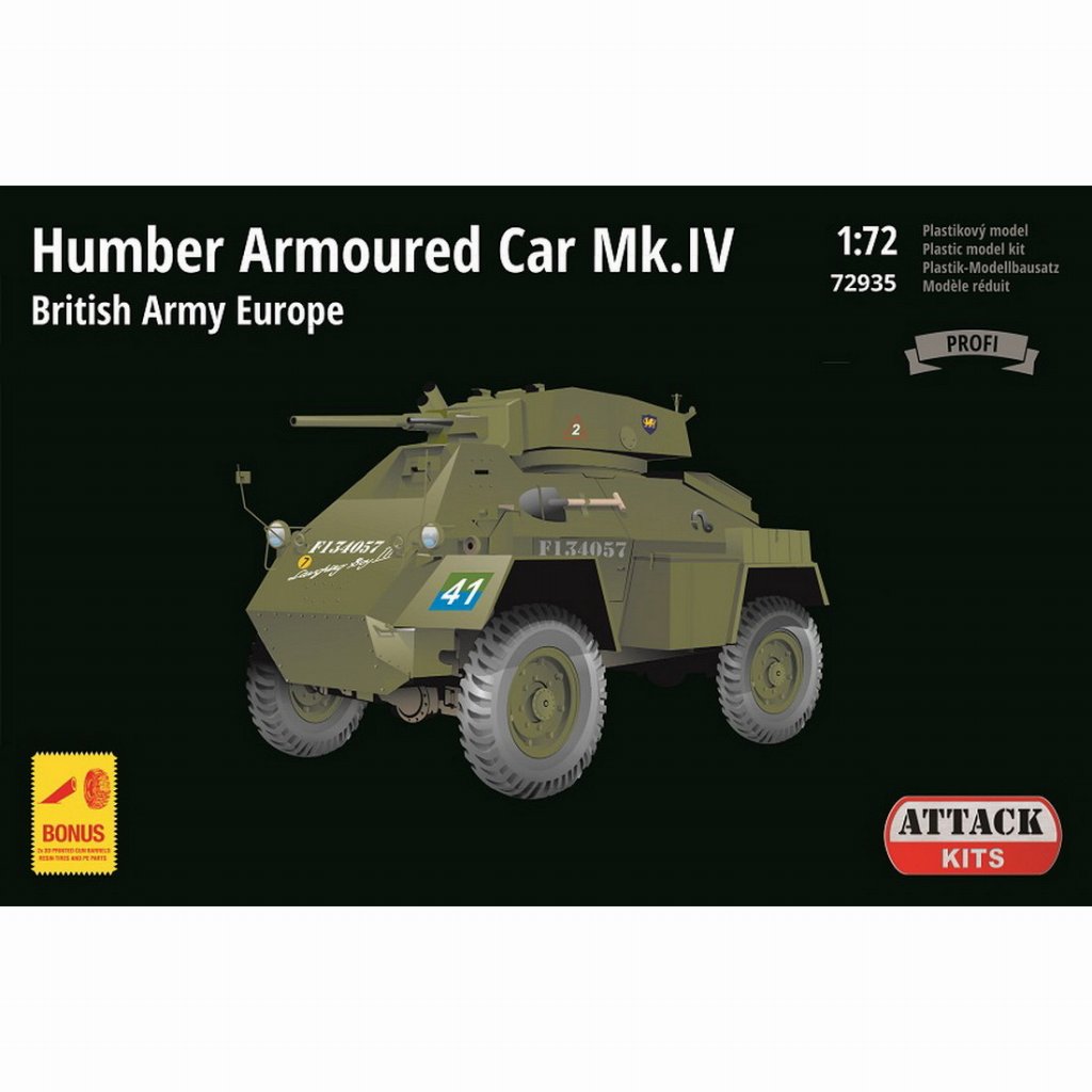 【新製品】72935 1/72 ハンバー装甲車 Mk.IV ヨーロッパ戦線イギリス軍