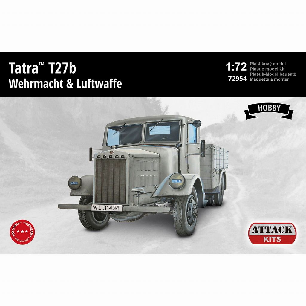 【新製品】72954 1/72 タトラ T27b